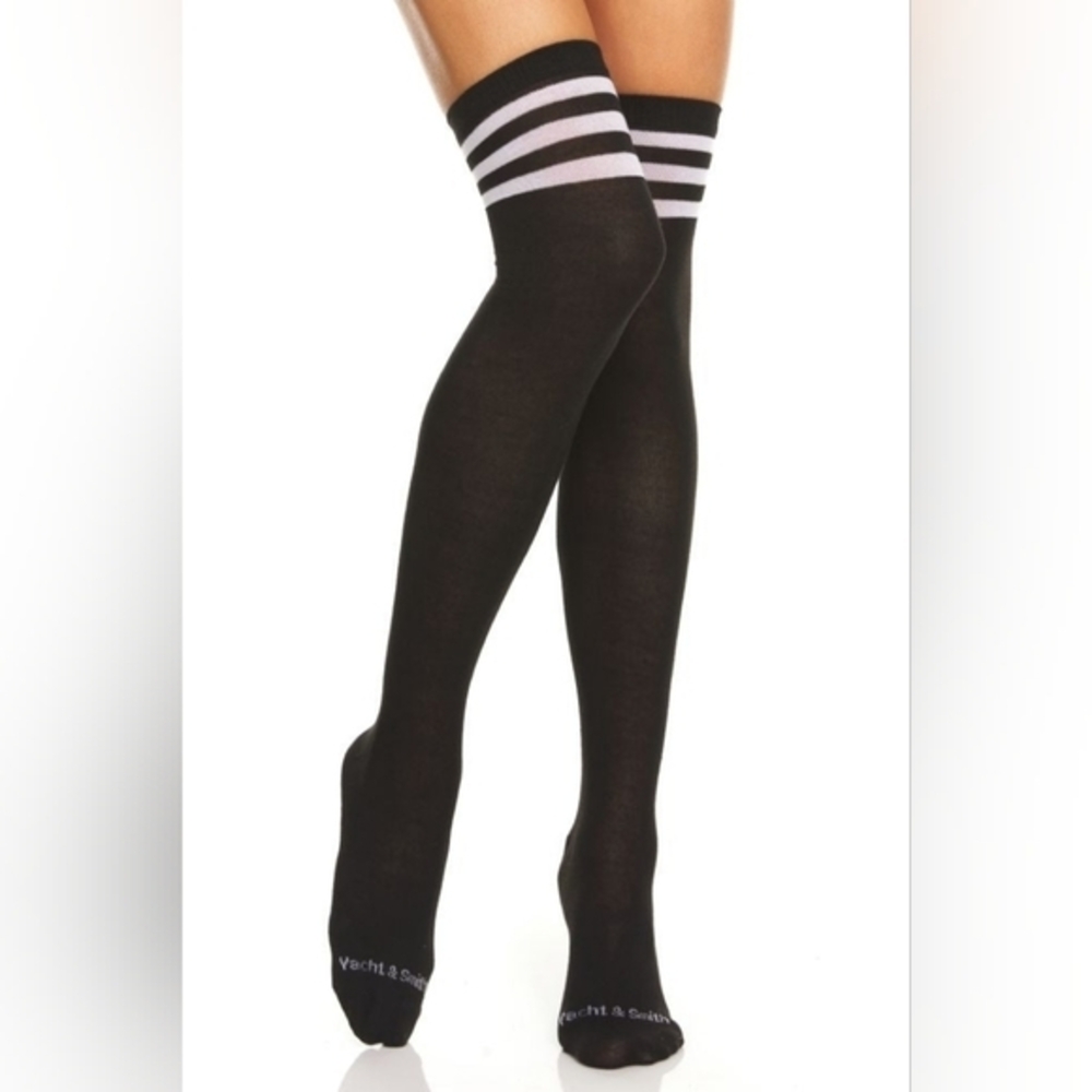 Black Over-the-Knee Socks